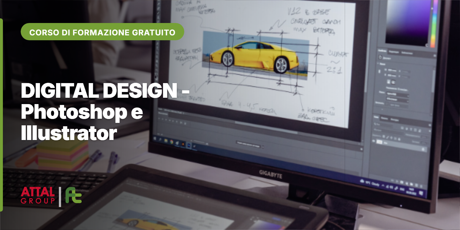 DIGITAL DESIGN – Photoshop e Illustrator 14.30-18.30 (ONLINE – ISCRIZIONI APERTE)