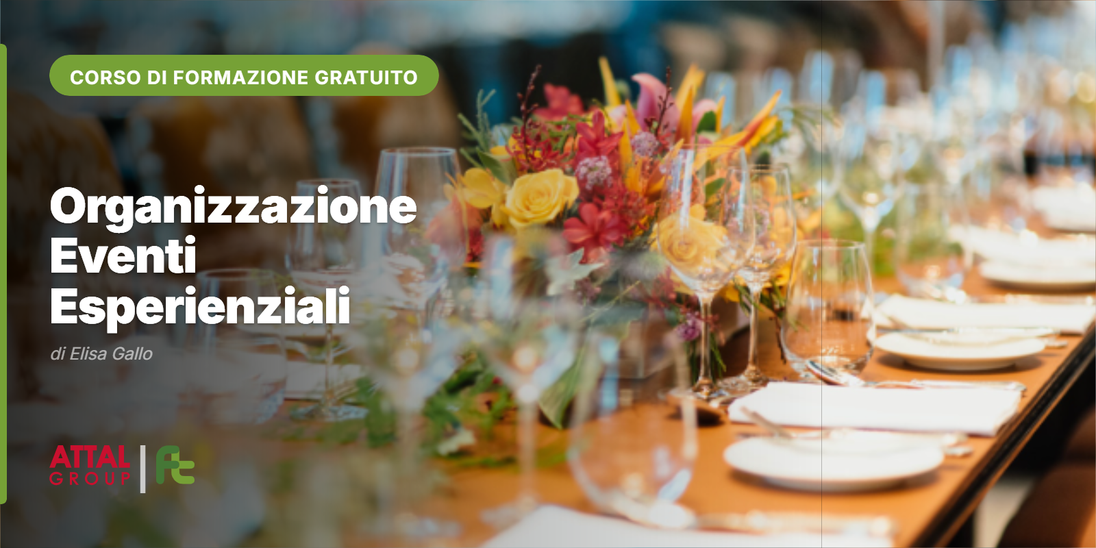 ORGANIZZAZIONE EVENTI ESPERIENZIALI DI ELISA GALLO 08.30 – 13.30 (ONLINE – ISCRIZIONI CONCLUSE)