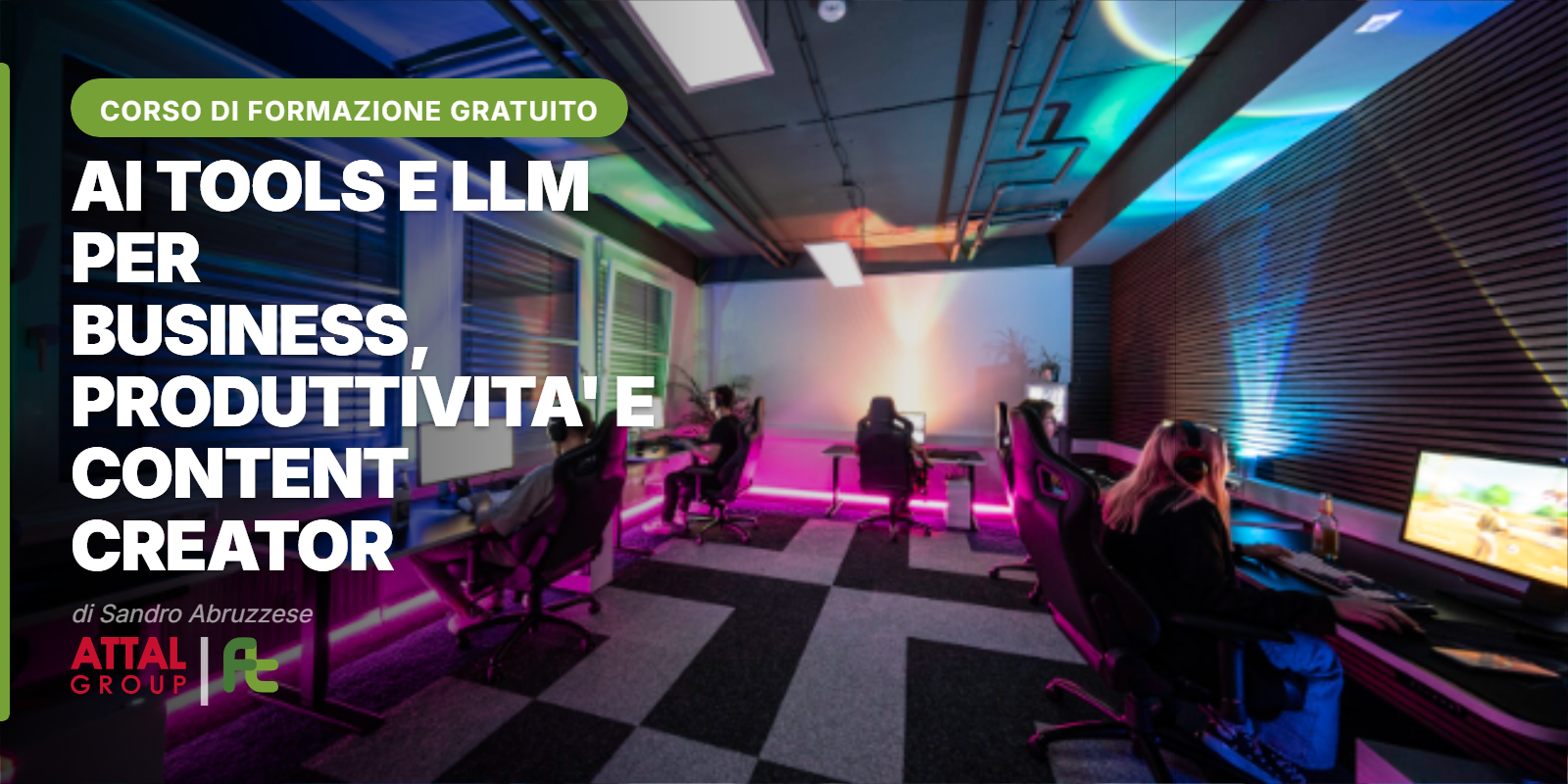 AI TOOLS E LLM PER BUSINESS, PRODUTTIVITA’ E CONTENT CREATOR: UTILIZZO PROFESSIONALE DELLE PRINCIPALI AI GENERATIVE PER AZIENDE, CREATOR E PROFESSIONISTI DI SANDRO ABRUZZESE 08.30 – 13.30 (ONLINE – ISCRIZIONI APERTE)